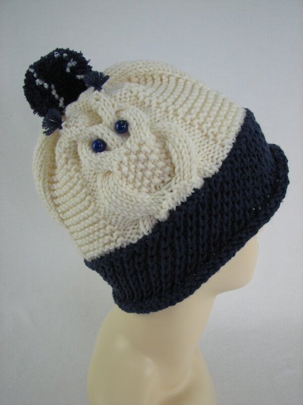 Strickanleitung Mütze "Eule" - Bild 4