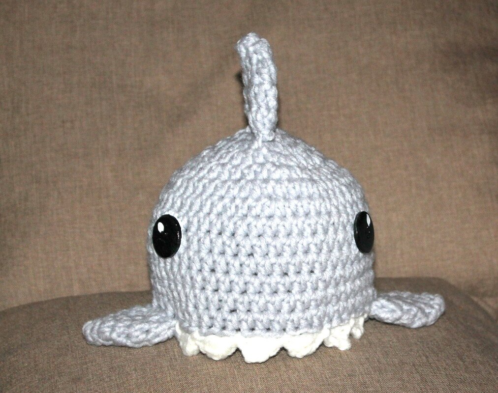 Mütze Hai Häkelanleitung in den Größen 49 - 61 cm - Bild 2