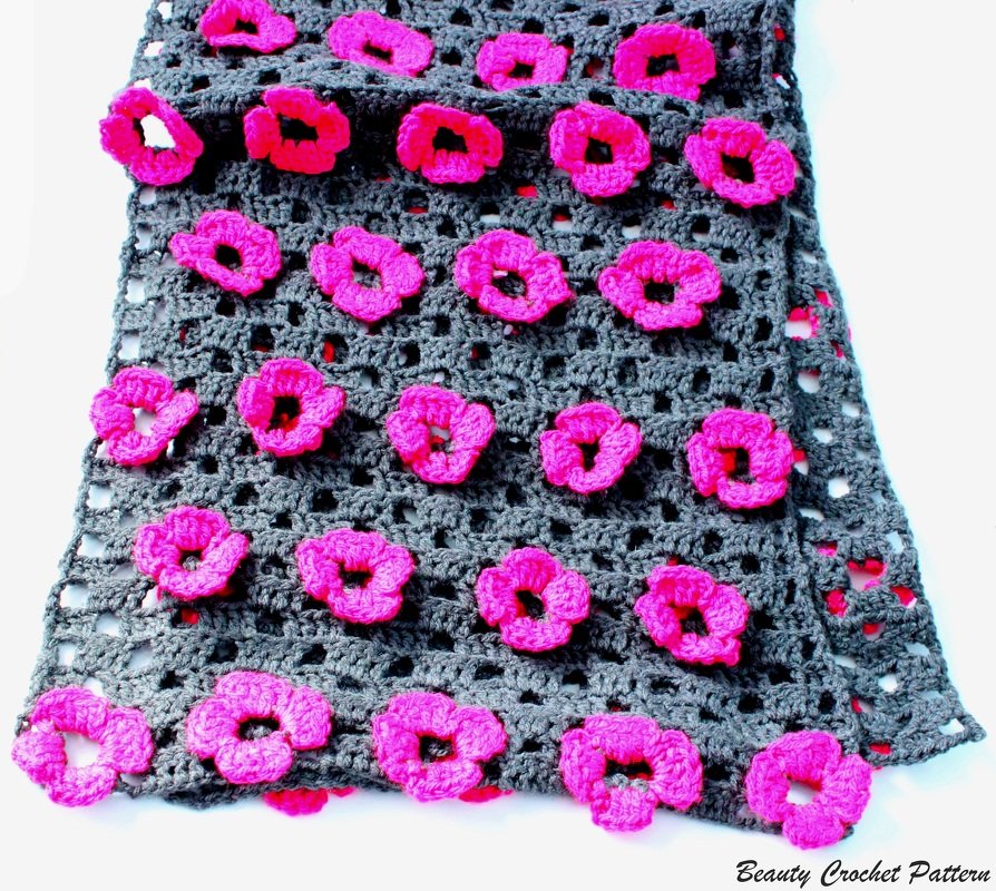 Wrap Shawl Winter Garden - Image 3