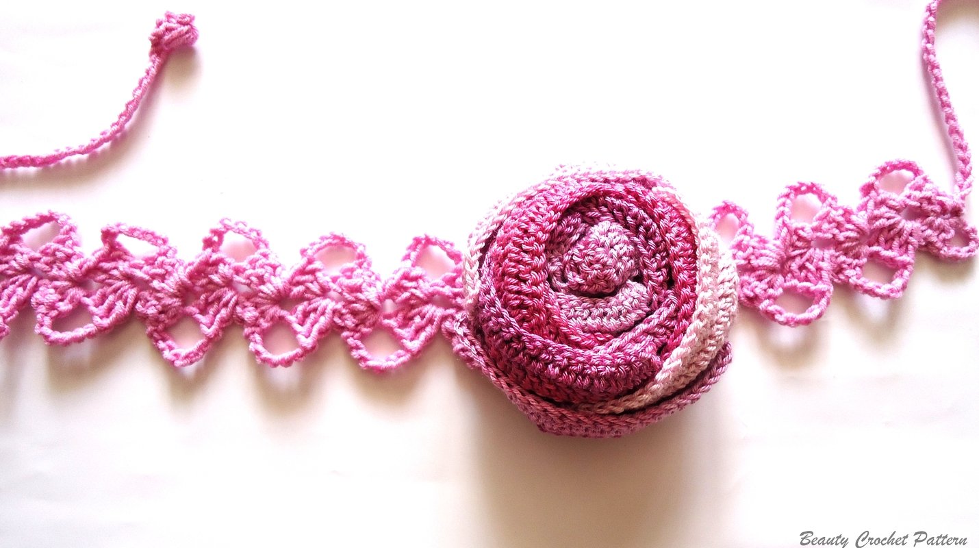 Headband with Rose - Image 5