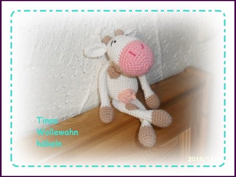 Häkelanleitung Kuh - die kleine Kuh Kuhlina