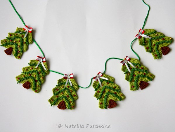 Crochet Pattern - Christmas Tree Ornament - Tutorial 