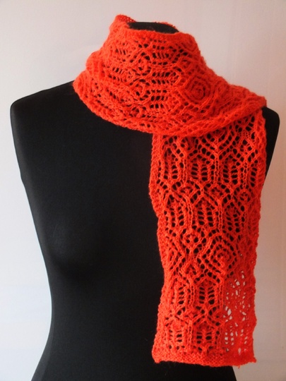 Sparset / 3 Strickanleitungen Schals Lace Lochmuster