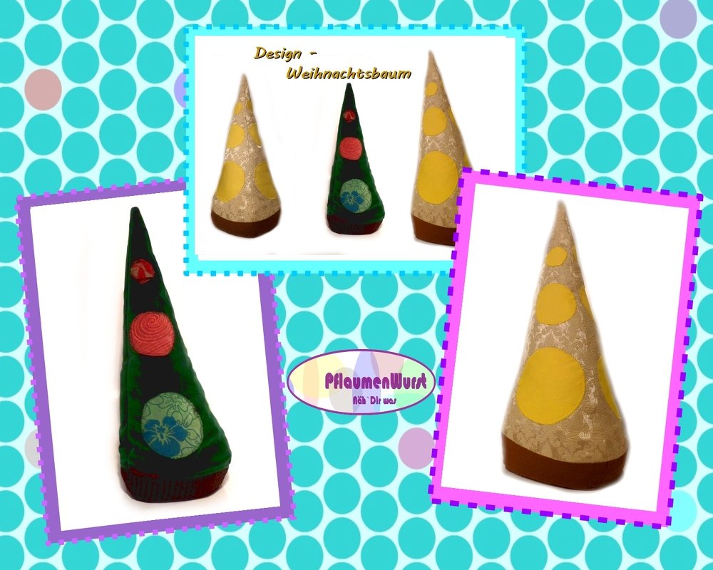 E-Book Design Weihnachtsbaum Kissen Türstopper Dekoration Nähanleitung Schnittmuster - Bild 3