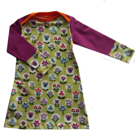 RHEAs dress / shirt pattern, American neckline, sizes 62-104 / 6 mo.- 4/5 yrs.