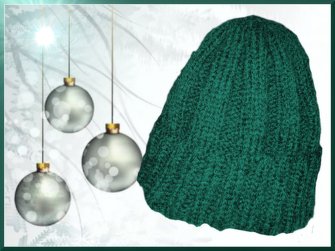 Damen Mütze einfach gestrickt, auch für große Kinder - Bild 4