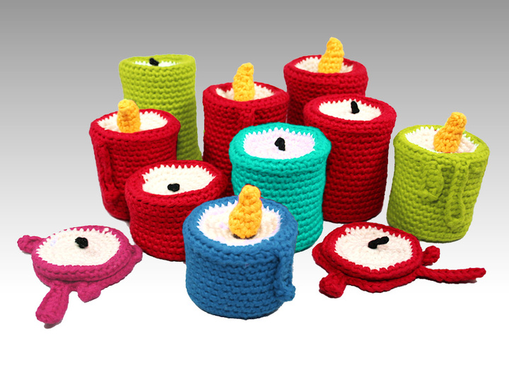 Deko-Paket Weihnachten - Häkelanleitungen