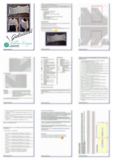 Knitting pattern shawl &quot;Galadriel&quot;