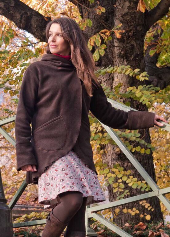 LILIAs jacket (with a flower) pattern, sizes 158 – women´s 42 / Kids M – women´s M/L - Image 3