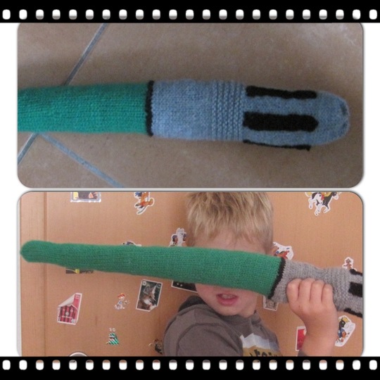 Strickanleitung für einen Laser- auch für Anfänger