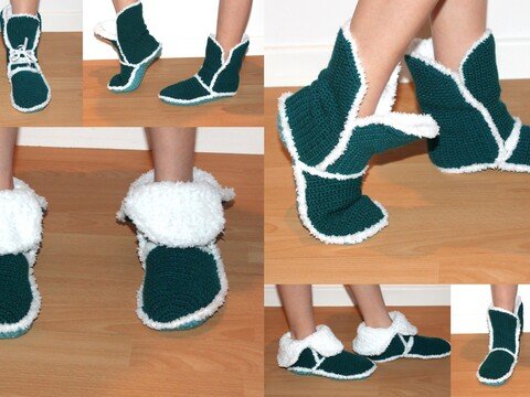 Komplett gefütterte Hausschuhe in den Größe 35/ 36, 37/ 38, 39/ 40, 41/ 42