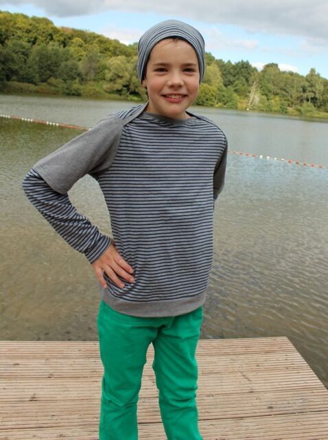 ELIAS´American neckline shirt / longsleeve pattern, sizes 110-152 / 5-12 yrs. - Image 5