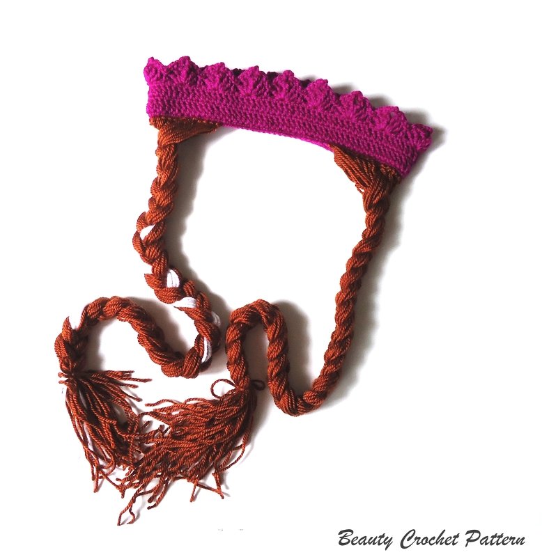 Anna Frozen Crown and Wig - Image 4