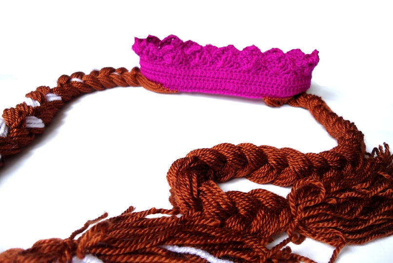 Anna Frozen Crown and Wig