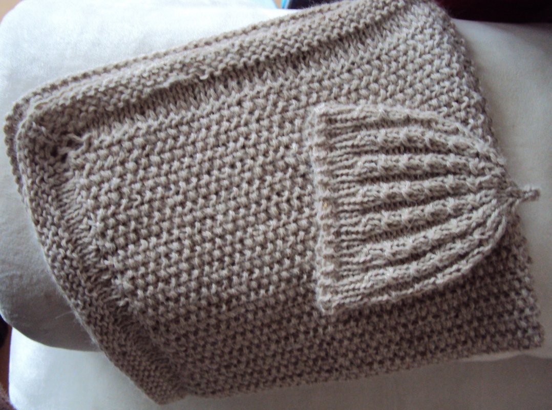 Babymütze, Babydecke