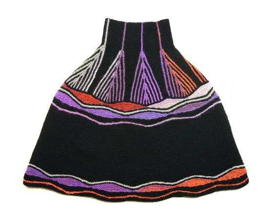 Cape / Poncho "Art Deco" knitting pattern