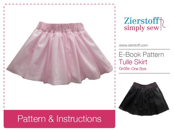 E-Book for a pretty and trendy Tulle skirt