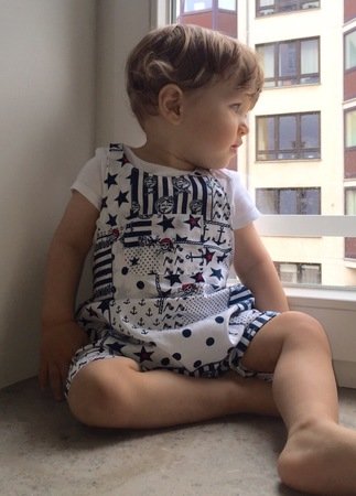 JANNEs trouser suit / overall pattern, sizes 62-104 / 6 mo. – 4/5 yrs.