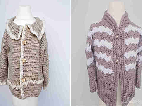 Häkelanleitungen Jacken Set No.1