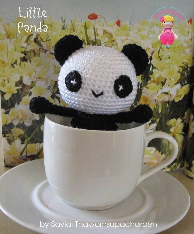 Little Panda, free Amigurumi crochet pattern - Image 2
