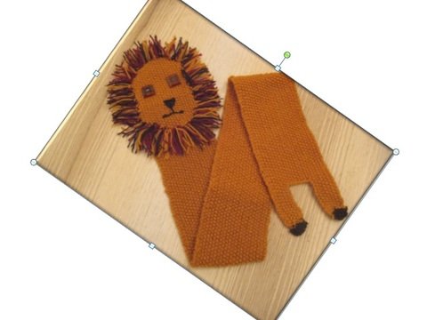 Löwenschal für Kinder