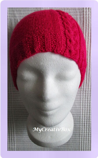 Mütze "Herbstwind", Ku 54-58, gestrickt