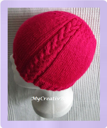 Mütze "Herbstwind", Ku 54-58, gestrickt