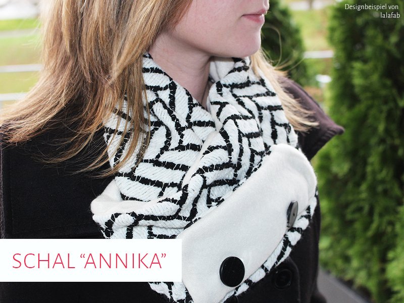 Schnittmuster Schal "Annika" für Erwachsene und Kinder