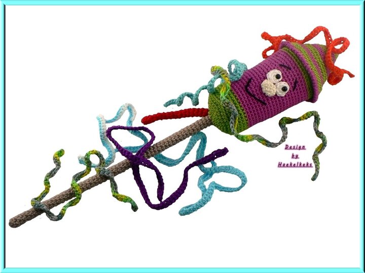 New Year´s Eve Rocket -- crochet pattern by Haekelkeks -- english version