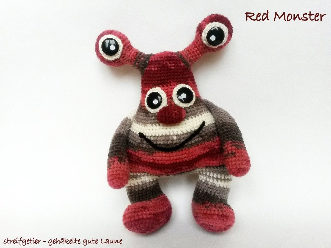 Häkelanleitung Red Monster