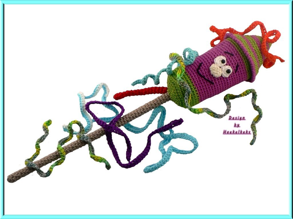 Silvester Rakete -- Häkelanleitung von Haekelkeks® - Bild 3