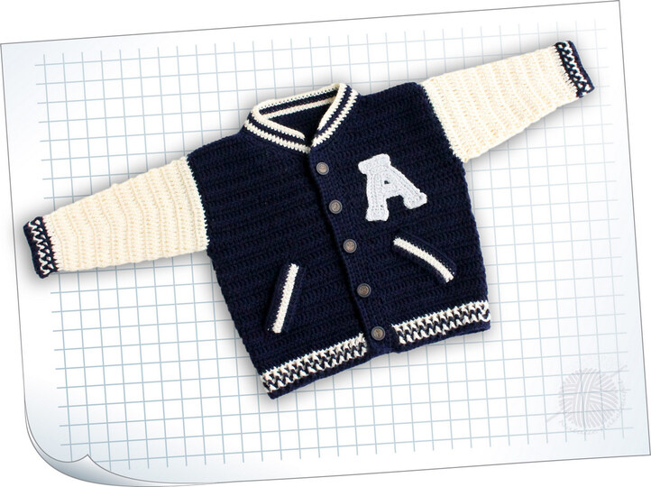 Baby and children jacket "College" Size: 3 m. – 7 y.