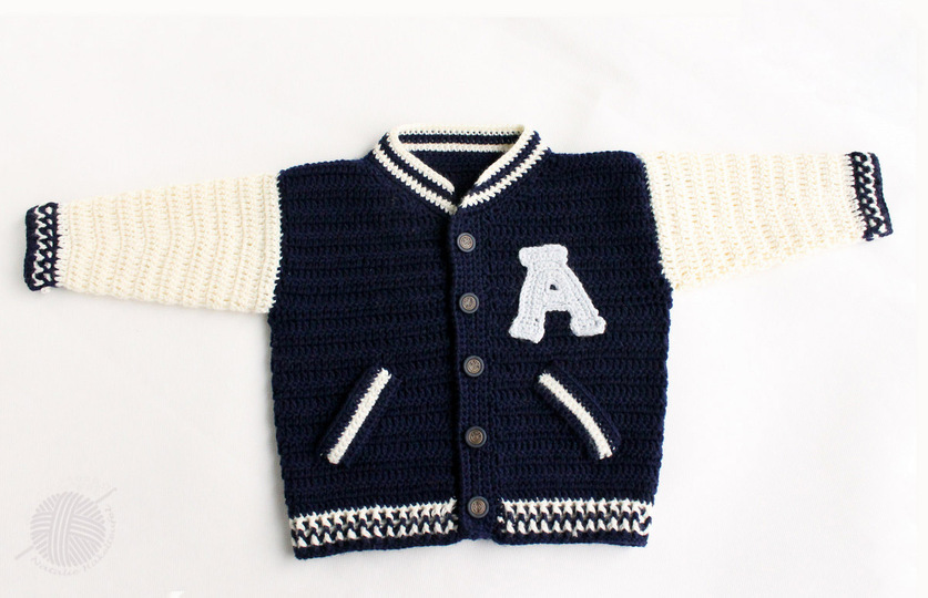 Baby and children jacket "College" Size: 3 m. – 7 y.