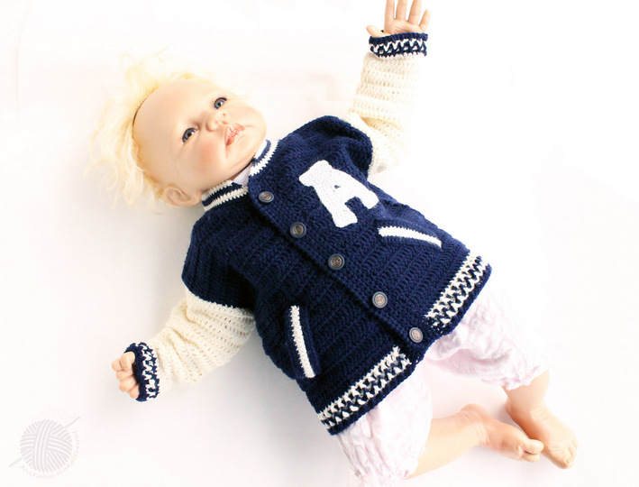 Baby and children jacket "College" Size: 3 m. – 7 y.
