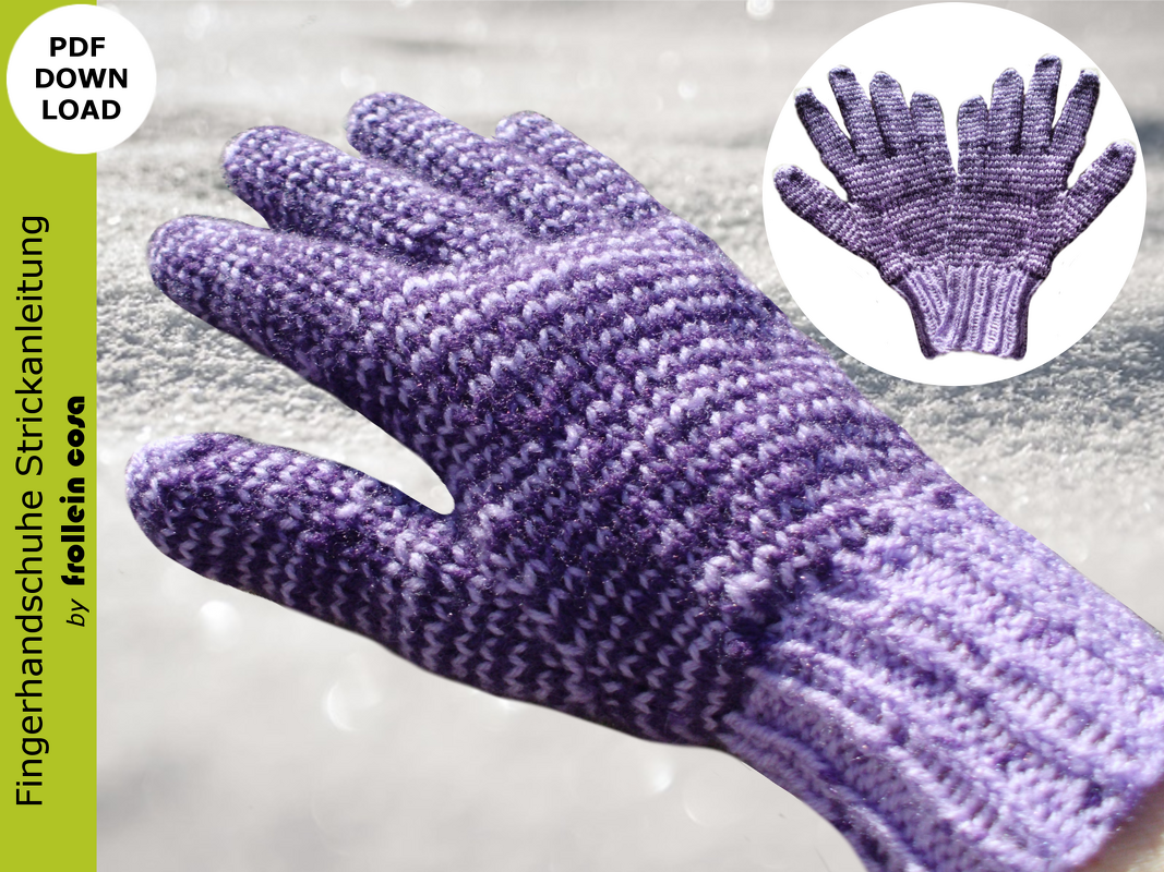Strickanleitung "Fingerhandschuhe"