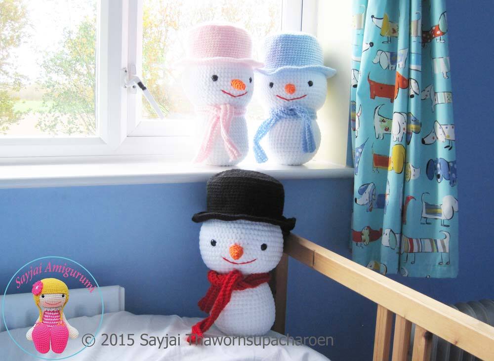 Large Snowman, Free Amigurumi Crochet Pattern - Image 2