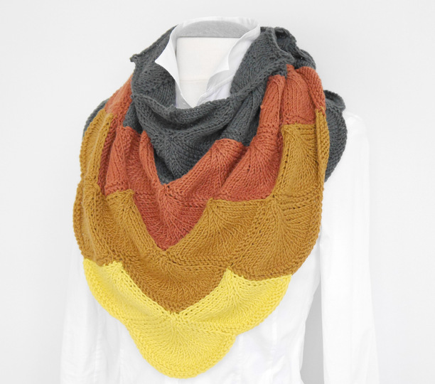 Strickanleitung - Stricktuch mit Muscheln - No.126