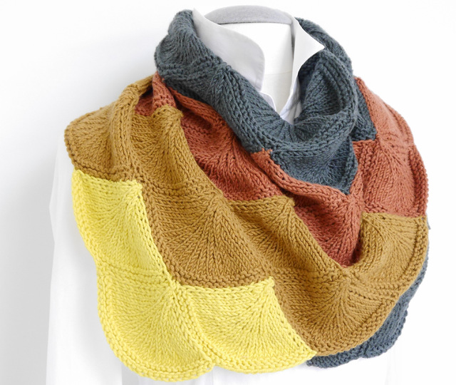 Strickanleitung - Stricktuch mit Muscheln - No.126