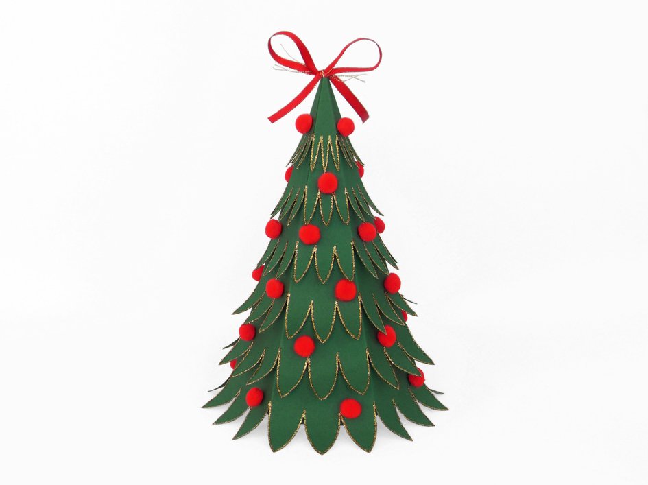 Geschenkverpackung – Tannenbäumchen – Bastelvorlagen mit Anleitung