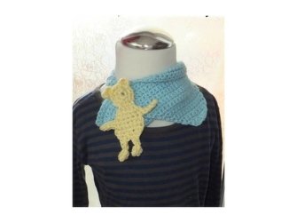 teddy bear scarf - neckerchief - cravat - Image 3