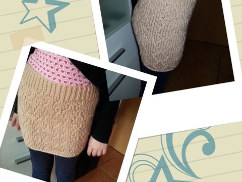 Strickanleitung Mädchenrock Gr.134/140- perfekt auch für Anfänger