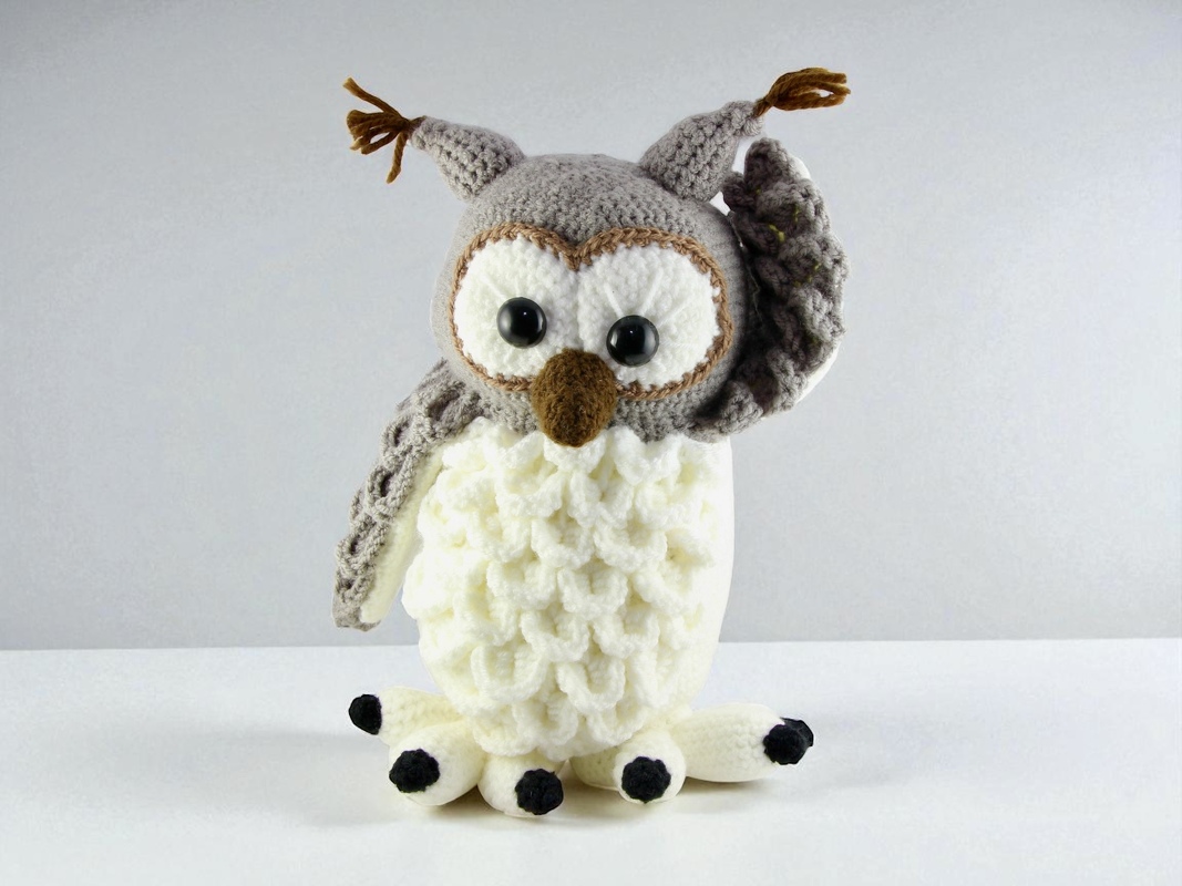 Flauschige Schneeeule Hedwig - H&auml;kelanleitung - Bild 2