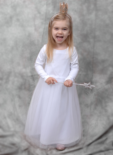 Paris dress / tulle dress, sizes 110-152 / 5-12 yrs. / Instant Download
