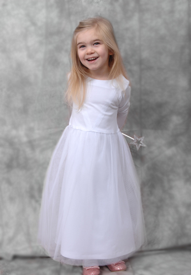 Paris dress / tulle dress, sizes 110-152 / 5-12 yrs. / Instant Download