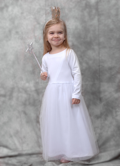 Paris dress / tulle dress, sizes 110-152 / 5-12 yrs. / Instant Download