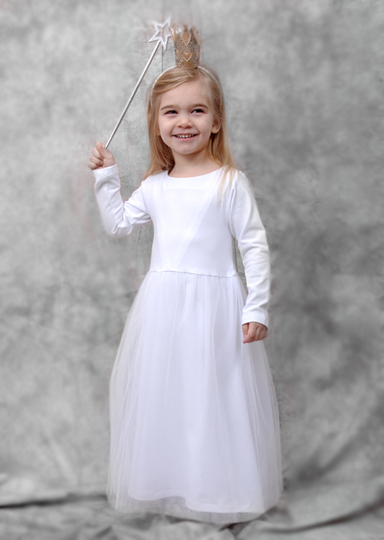 Paris dress / tulle dress, sizes 110-152 / 5-12 yrs. / Instant Download