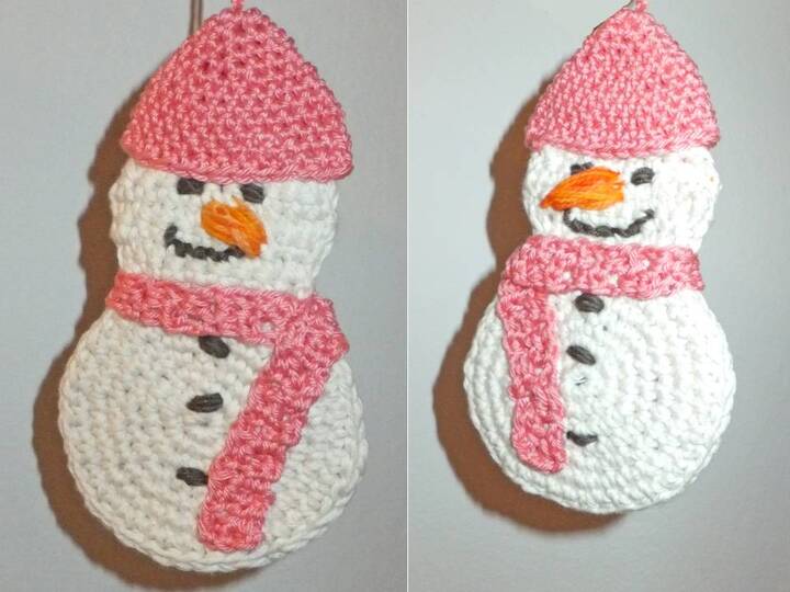 Schneemann Anhänger