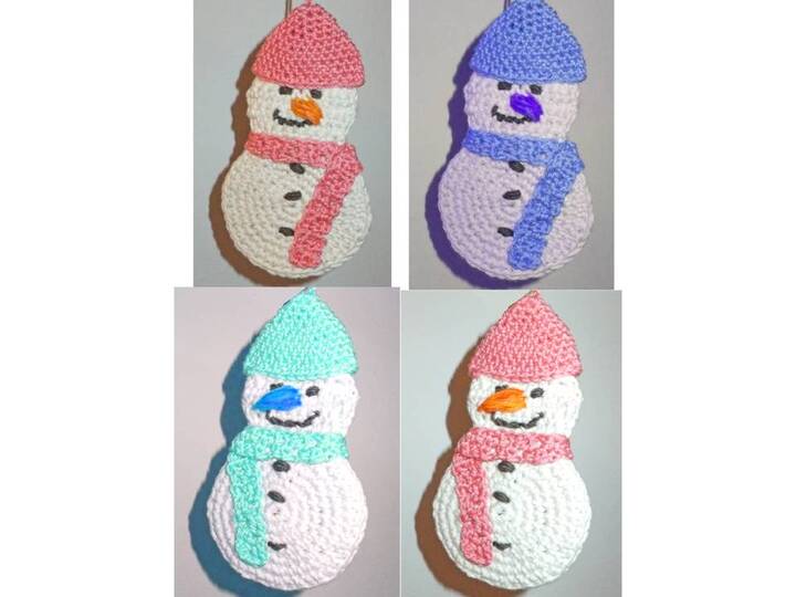 Schneemann Anhänger