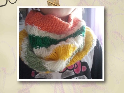 Strickanleitung Loop für Damen und Kinder, Rundschal, Strickschal- perfekt für Anfänger