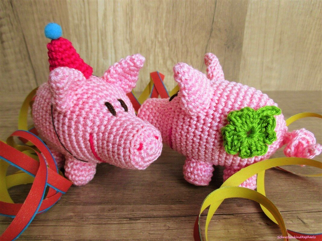Häkelanleitung Glücksschwein - Bild 4